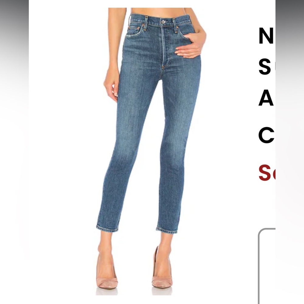 AGOLDE Nico High Rise Slim Fit